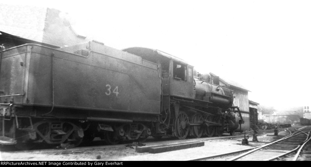 SJL 2-8-0 #34 - St Johnsbury & Lamoille County RR